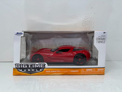 Jada Bigtime Muscle 2009 Chevy Corvette Stingray Concept 1:24 Diecast