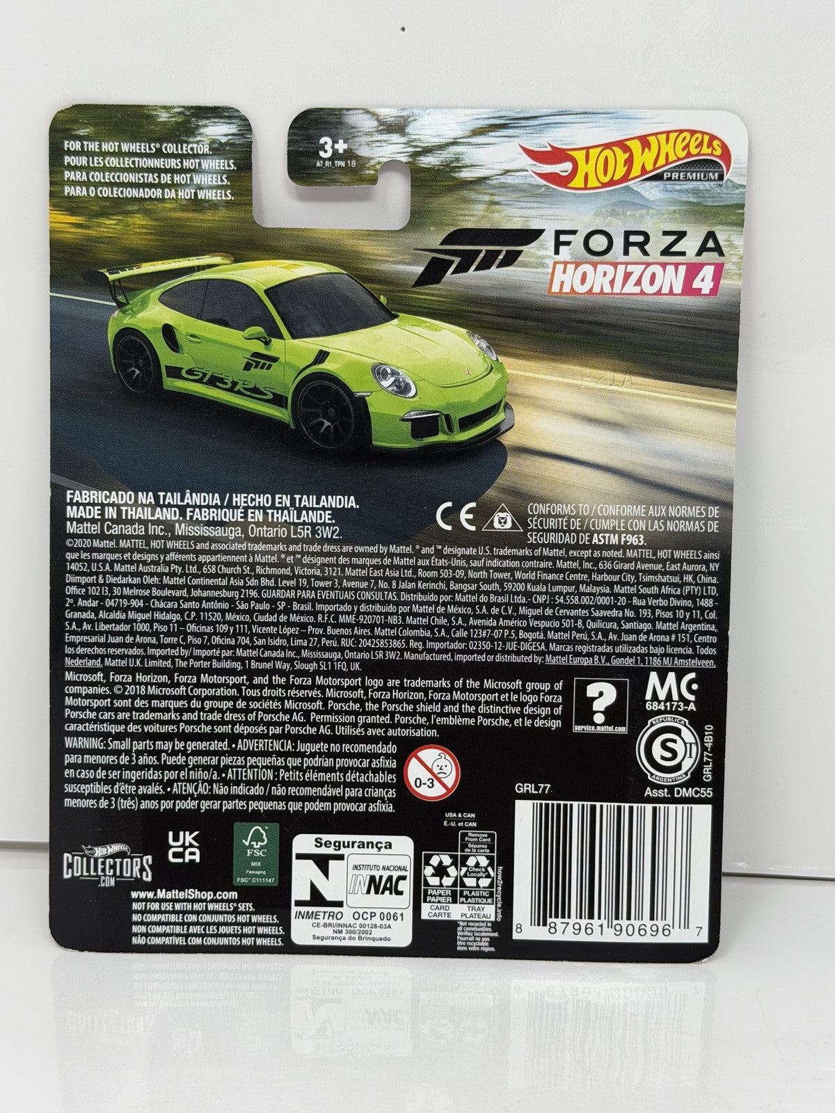 Hot Wheels Premium Forza Horizon 4 Porsche 911 GT3 RS 1:64 Diecast