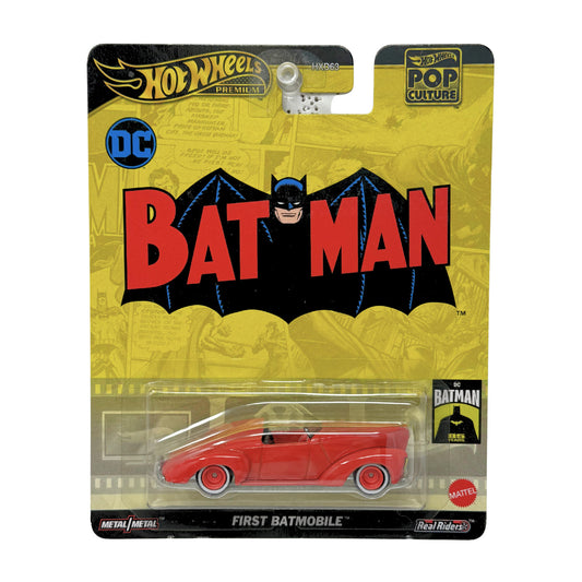 Hot Wheels Premium Batman First Batmobile 1:64 Diecast