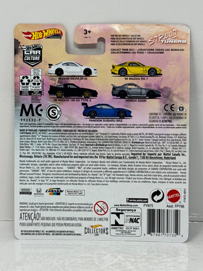 Hot Wheels Premium Street Tuners 1995 Mazda RX-7 1:64 Diecast