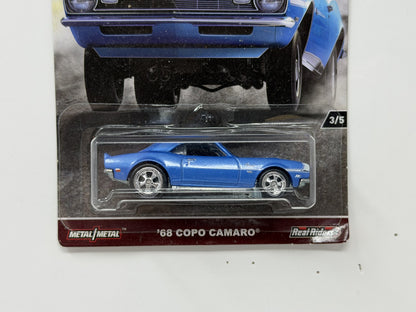 Hot Wheels HW Redliners 1968 COPO Camaro 1:64 Diecast Real Riders