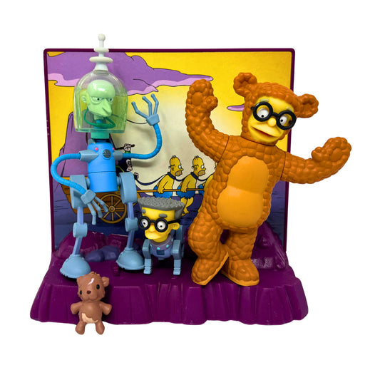 Simpsons World of Springfield The Next Century Set Playmates Diorama