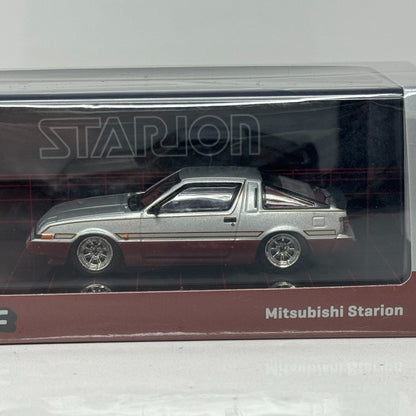 Tarmac Works Mitsubishi Starion Silver 1:64 Diecast