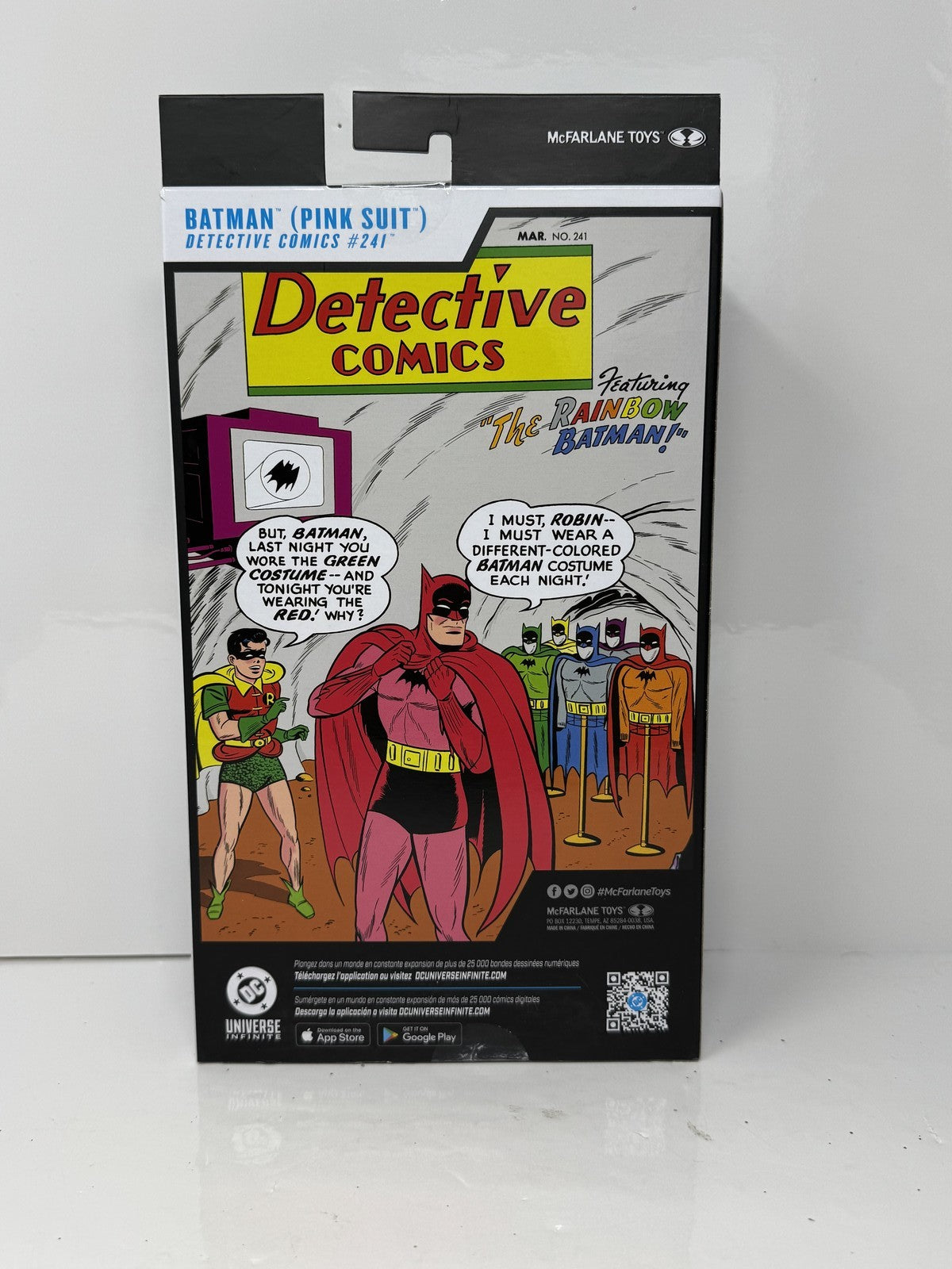 McFarlane DC Multiverse Batman Pink Suit Platinum Edition Action Figure