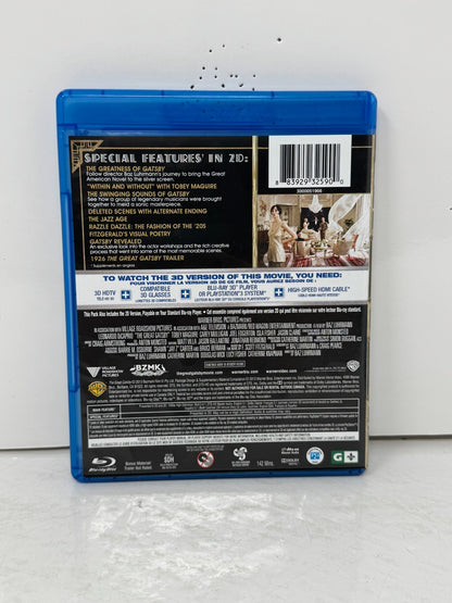 The Great Gatsby (3D Blu-ray) Leonardo DiCaprio Drama Romance Classic