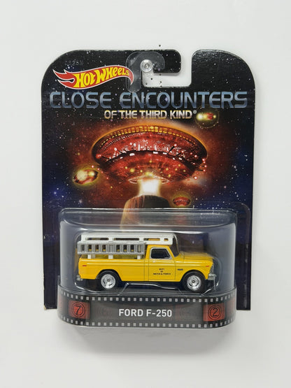 Hot Wheels Retro Entertainment Close Encounters Ford F-250 1:64 Diecast Yellow