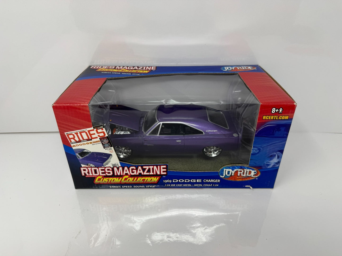 Joyride RC2 Rides Magazine Custom Collection 1969 Dodge Charger HEMI 124 Diecast