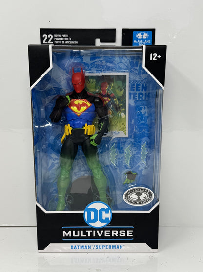 McFarlane DC Multiverse Batman Superman Fusion Platinum Action Figure