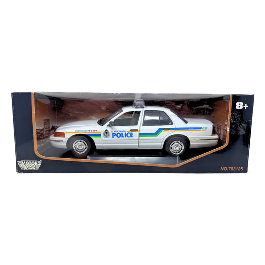Motormax Vancouver Police Ford Crown Victoria Law Enforcement 1:18 Diecast