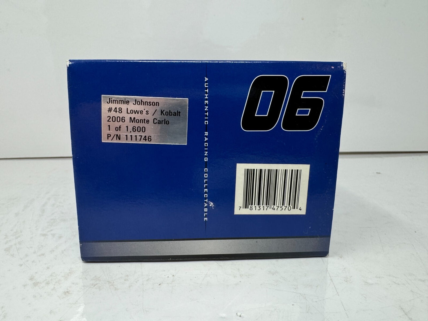 Motorsports Authentics #48 Jimmie Johnson Lowe's Kobalt 2006 Chevy 1:24 Diecast