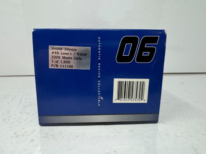 Motorsports Authentics #48 Jimmie Johnson Lowe's Kobalt 2006 Chevy 1:24 Diecast