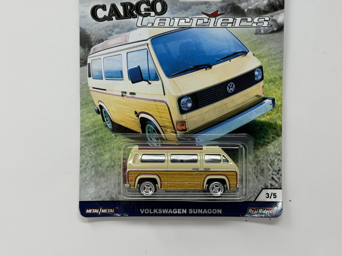 Hot Wheels Cargo Carriers Volkswagen Sunagon 1:64 Diecast Real Riders