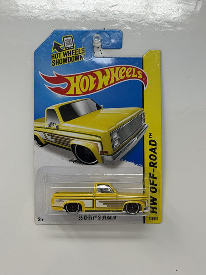 Hot Wheels Off-Road 1983 Chevy Silverado 1:64 Diecast Yellow