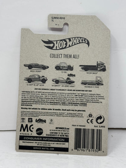 Hot Wheels White & Orange Fast-Bed Hauler 1:64 Diecast