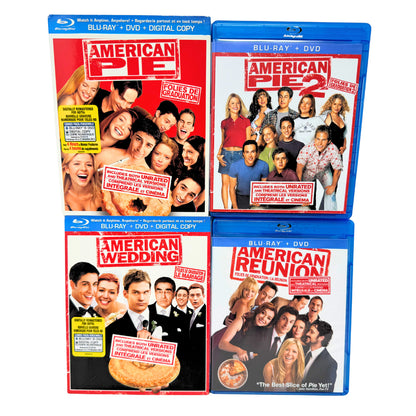 American Pie 1-4 Blu-ray Unrated Comedy Movie Collection Set