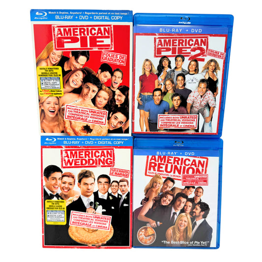 American Pie 1-4 Blu-ray Unrated Comedy Movie Collection Set