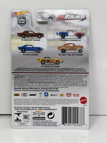 Hot Wheels HW Redliners 1955 Chevy Bel Air Gasser 1:64 Diecast Real Riders