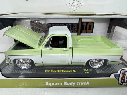 M2 Machines 1973 Chevrolet Cheyenne 10 Square Body Truck 1:24 Diecast