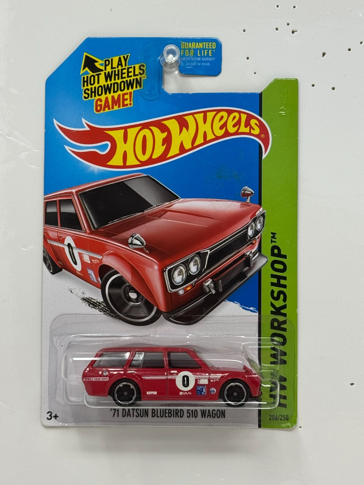 Hot Wheels Workshop 1971 Datsun Bluebird 510 Wagon 1:64 Diecast Red