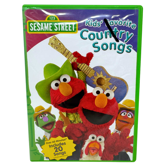 Sesame Street: Kids' Favorite Country Songs (DVD) Family Good Condition!!!