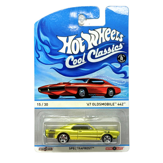 Hot Wheels Cool Classics 1967 Oldsmobile 442 Spectrafrost 1:64 Diecast