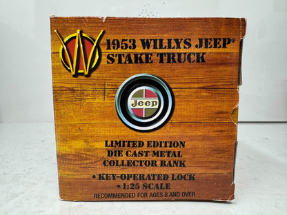 Liberty Classics Canadian Tire 1953 Willys Jeep Stake Truck 1:24 Diecast