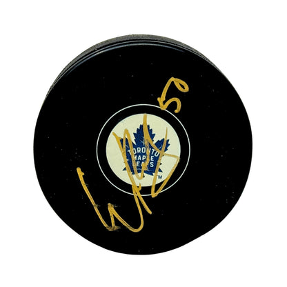 Erik Kallgren Toronto Maple Leafs Signed NHL Autograph Puck Gold Auto