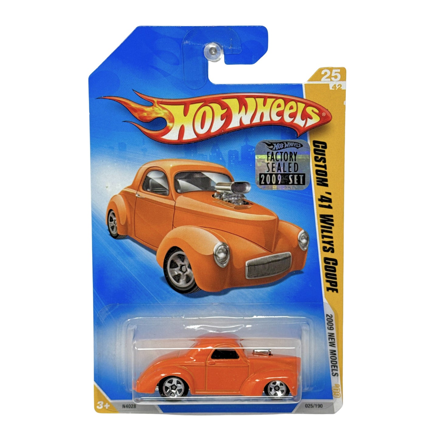 Hot Wheels 2009 New Models Custom 1941 Willys Coupe 1:64 Diecast Factory Sealed
