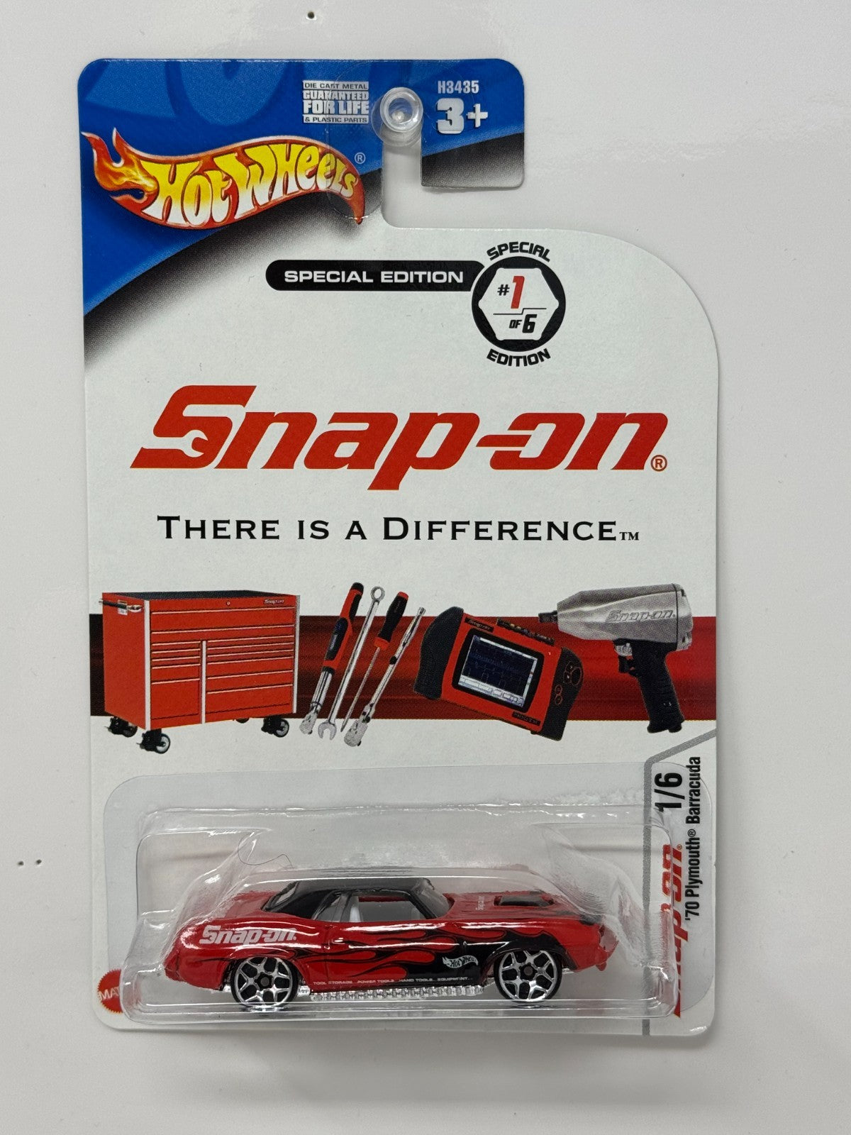 Hot Wheels Snap-On 1970 Plymouth Barracuda 1:64 Diecast