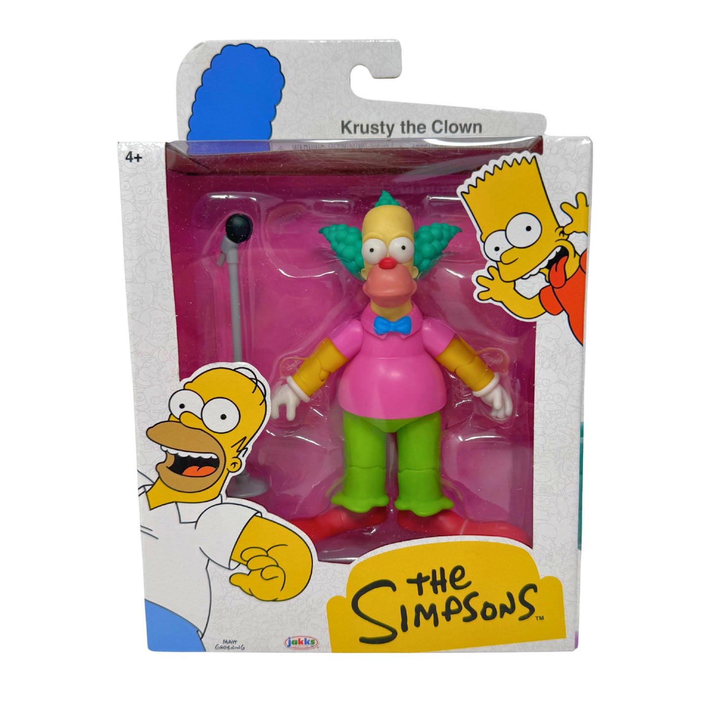 Jakks Pacific The Simpsons Krusty the Clown with Microphone Action Figure