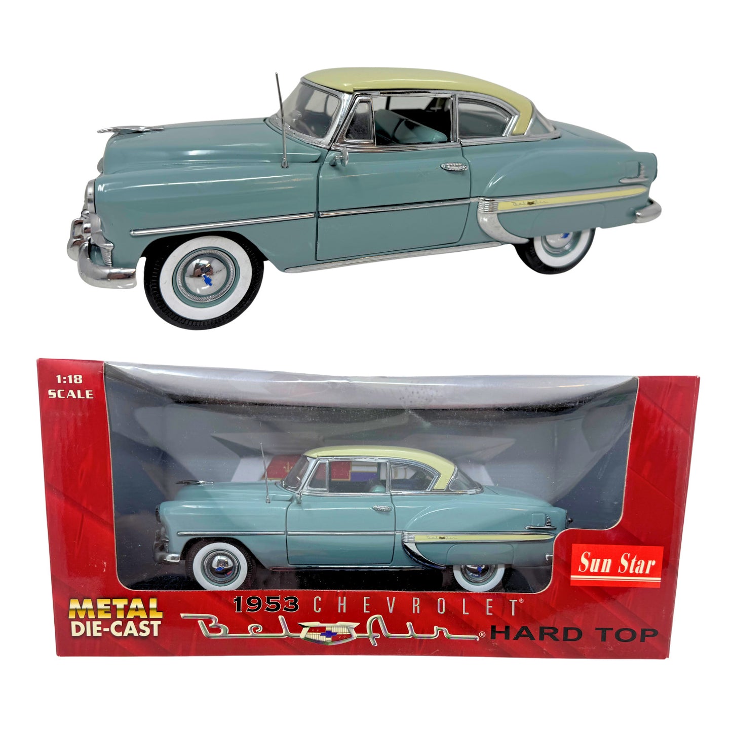 Sun Star 1953 Chevrolet Bel Air Hard Top Coupe 1:18 Diecast
