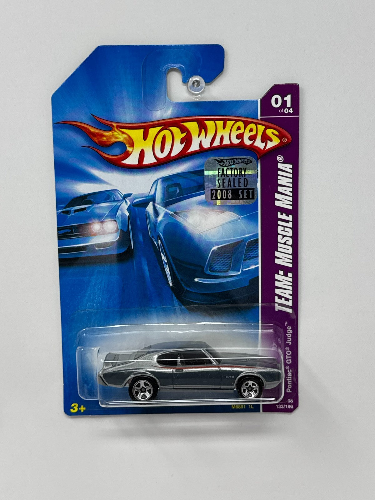 Hot Wheels Team Muscle Mania Pontiac GTO Judge 1:64 Diecast Factory Sealed