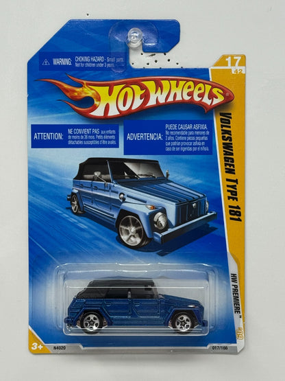 Hot Wheels HW Premiere Volkswagen Type 181 1:64 Diecast 5SP Wheels