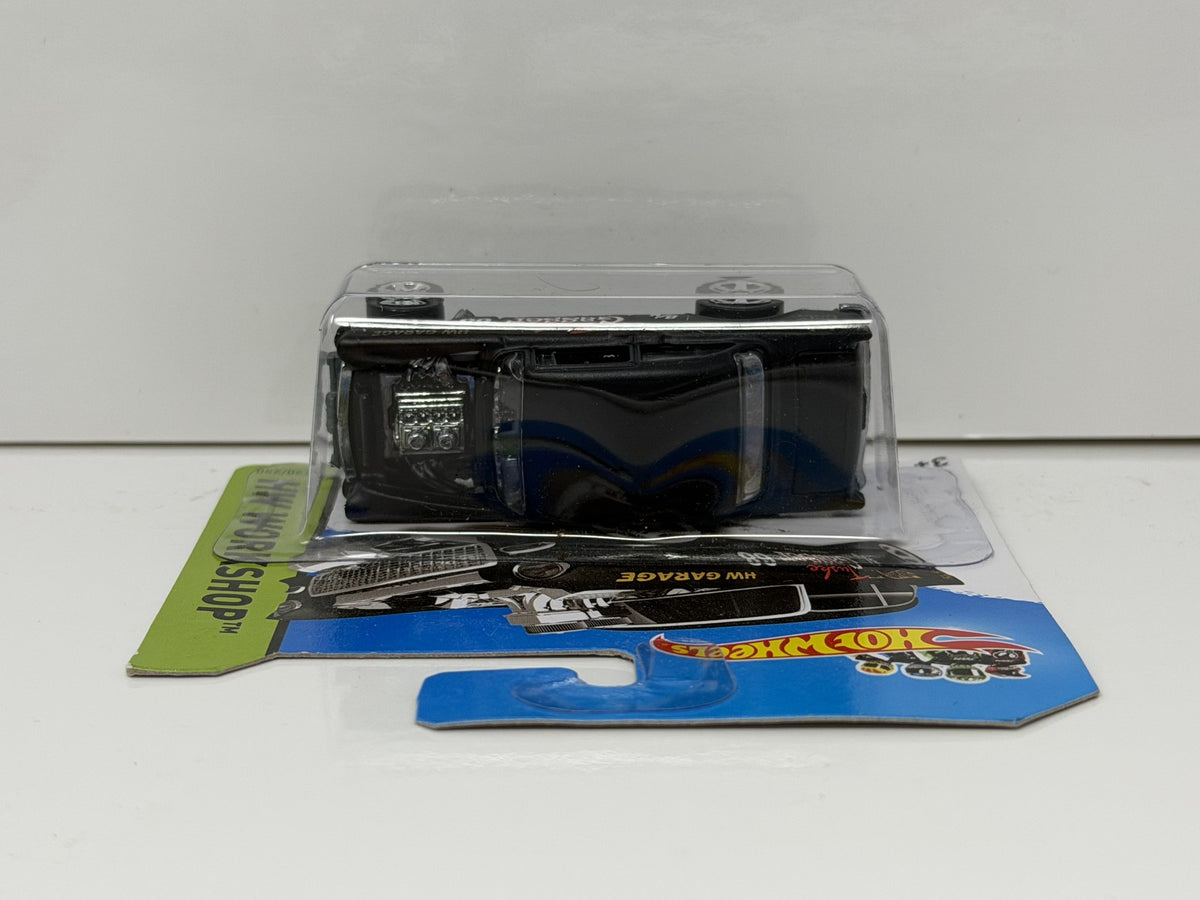 Hot Wheels HW Workshop 1955 Chevy Bel Air Gasser Black 1:64 Diecast Short Card
