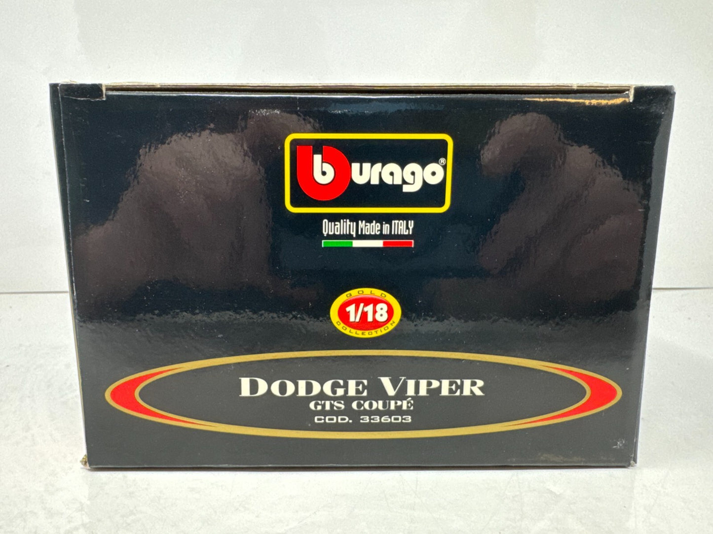 Bburago Dodge Viper GTS Coupe Gold Collection 1:18 Diecast