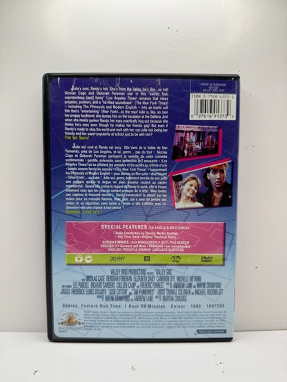 Valley Girl (DVD) Nicolas Cage Romance Comedy