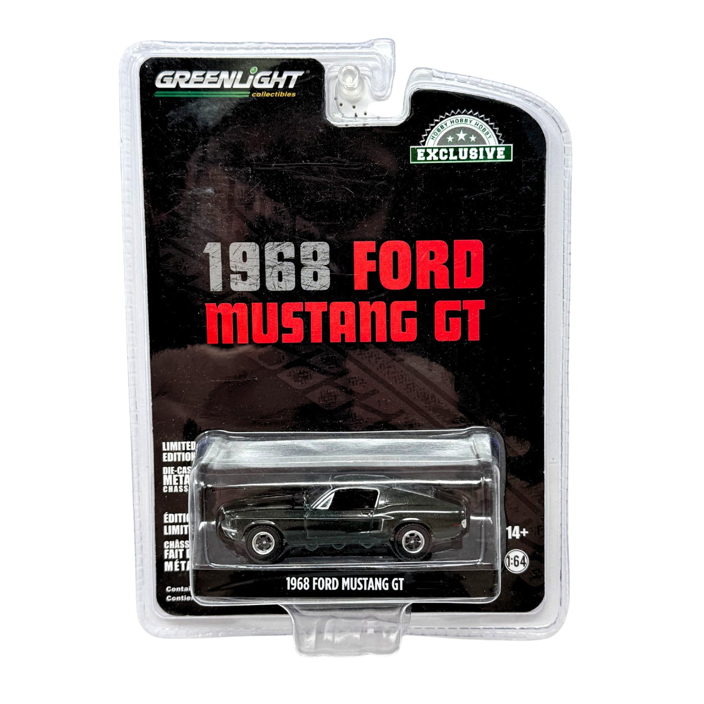 Greenlight Hobby Exclusive 1968 Ford Mustang GT 1:64 Diecast
