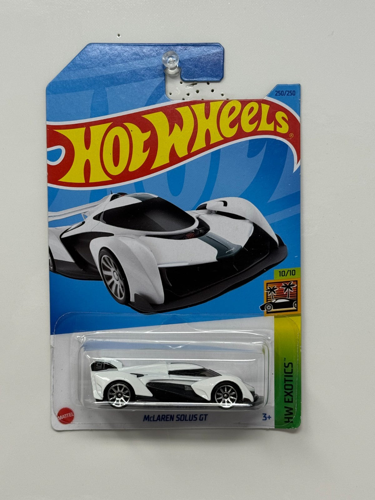 Hot Wheels Exotics McLaren Solus GT 1:64 Diecast White