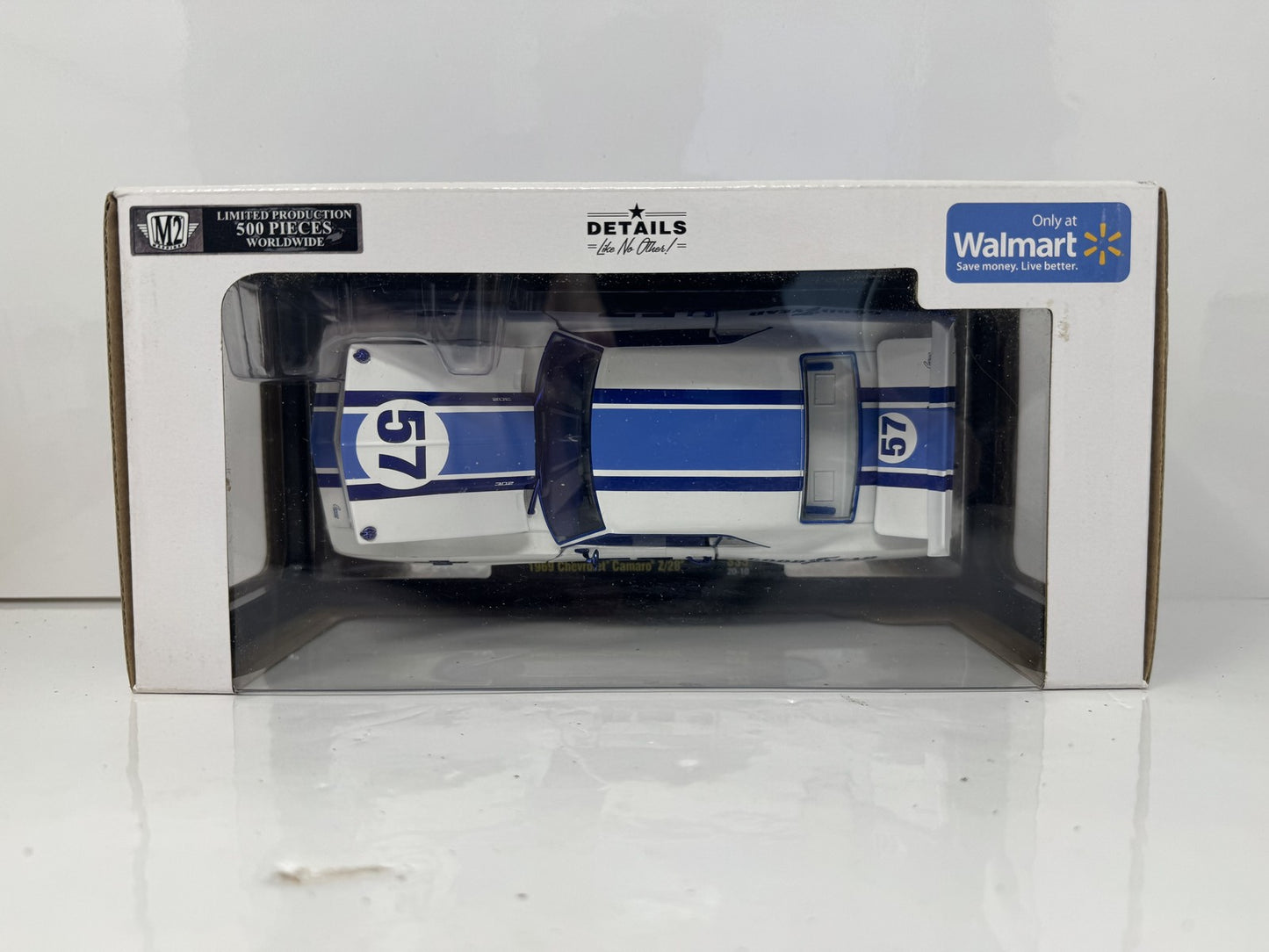 M2 Machines Goodyear 1969 Chevrolet Camaro Z28 CHASE 1:24 Diecast