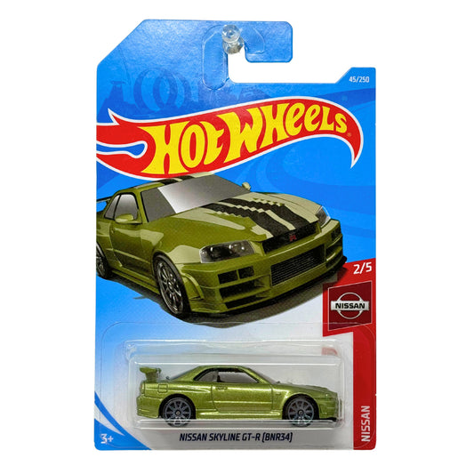 Hot Wheels Nissan Skyline GT-R (BNR34) JDM 1:64 Diecast