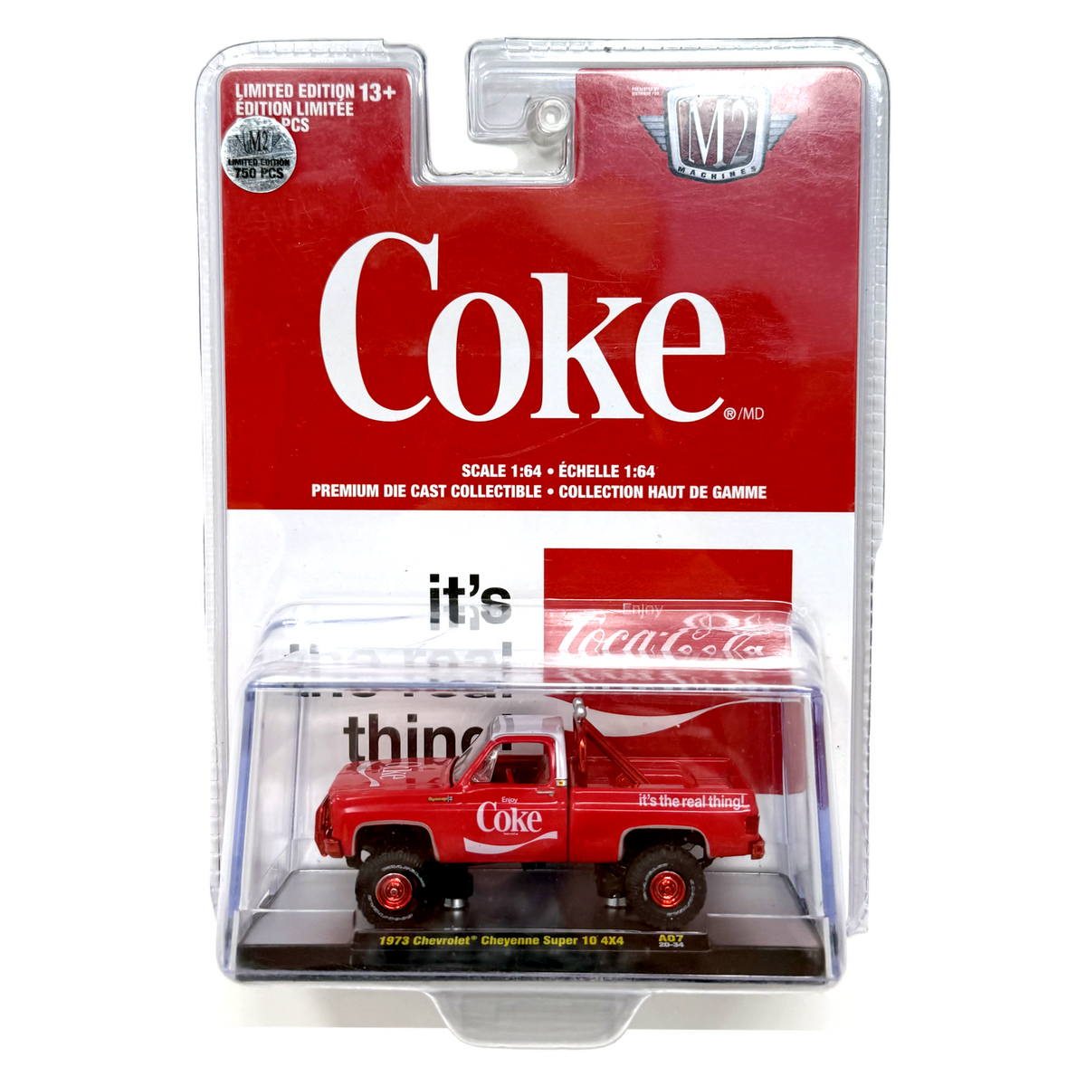 M2 Machines Coca-Cola 1973 Chevrolet Cheyenne Super 10 4x4 CHASE 1:64 Diecast