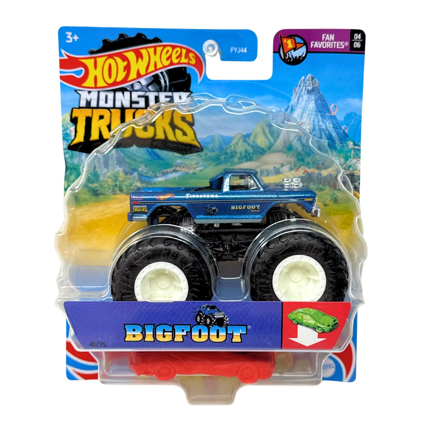 Hot Wheels Monster Trucks Bigfoot Fan Favorites 1:64 Diecast