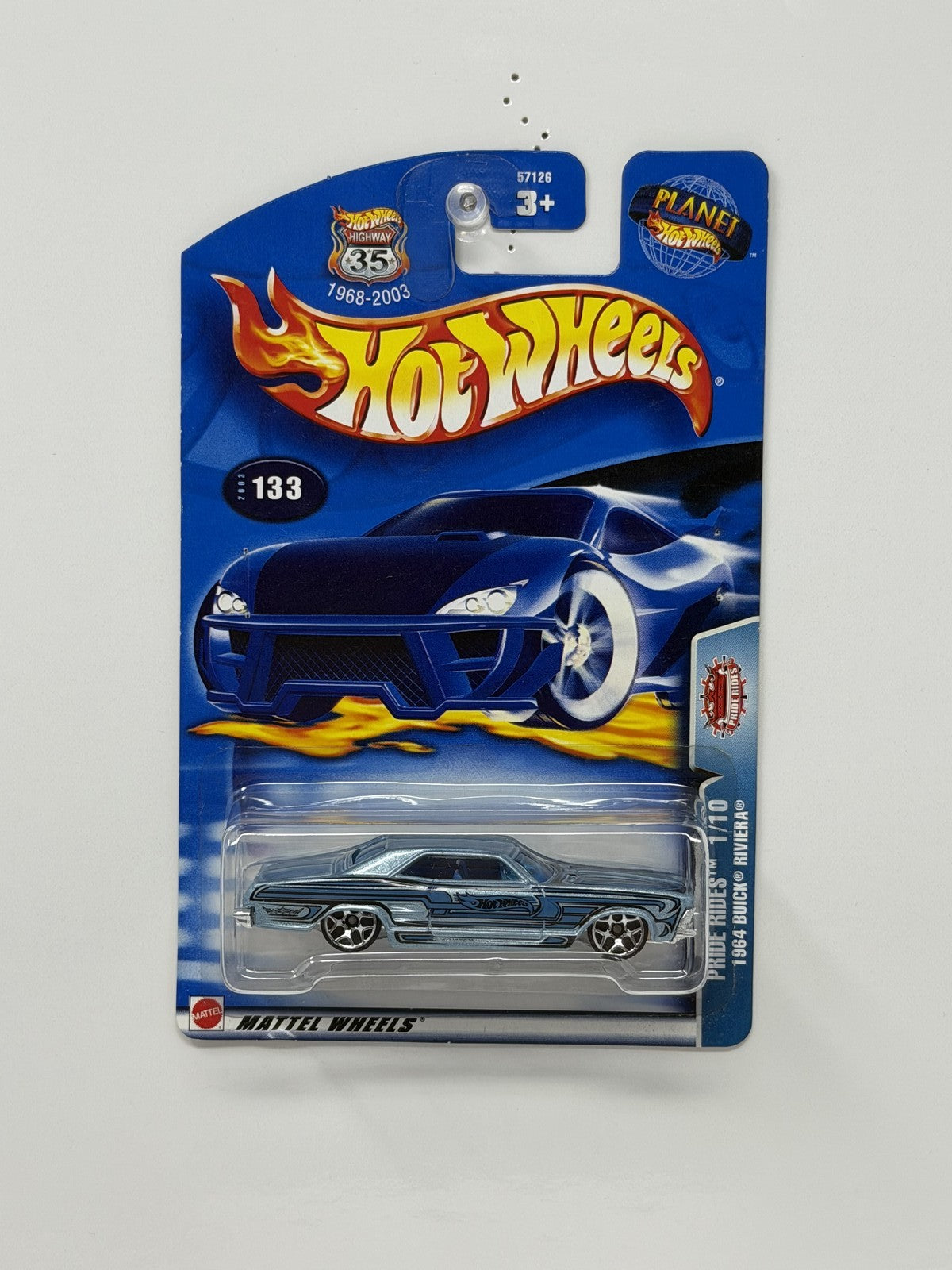 Hot Wheels Pride Rides 1964 Buick Riviera 1:64 Diecast Blue