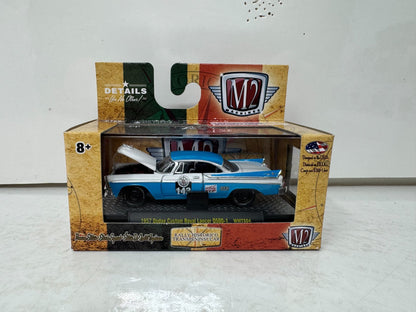 M2 Machines 1957 Dodge Custom Royal Lancer Rally Historico 1:64 Diecast