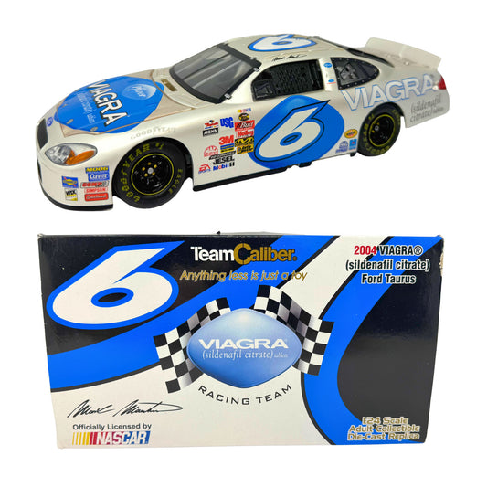 Team Caliber NASCAR Mark Martin #6 Viagra 2004 Ford Taurus 1:24 Diecast