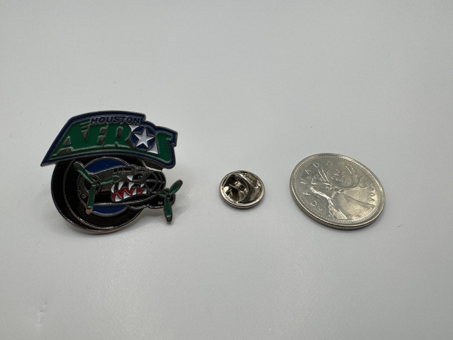 Houston Aeros AHL Hockey Team Logo Lapel Pin UDT1