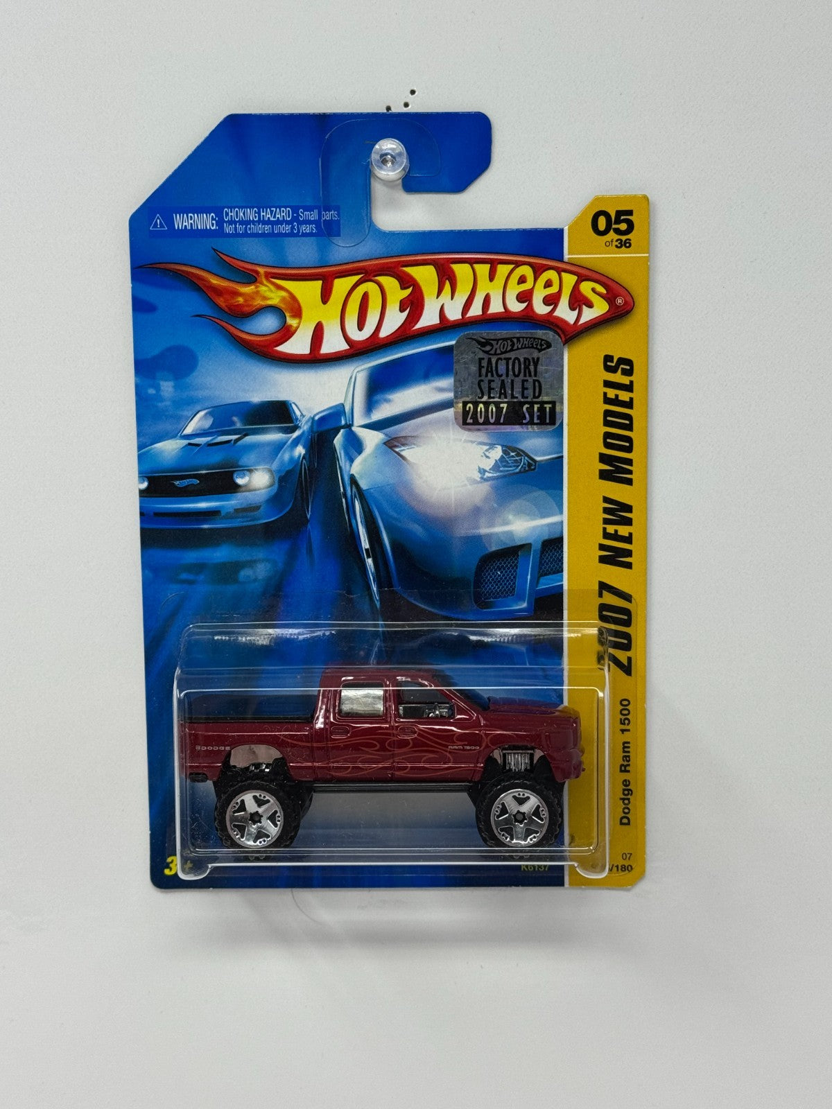 Hot Wheels 2007 New Models Dodge Ram 1500 Pickup 1:64 Diecast Factory Sealed