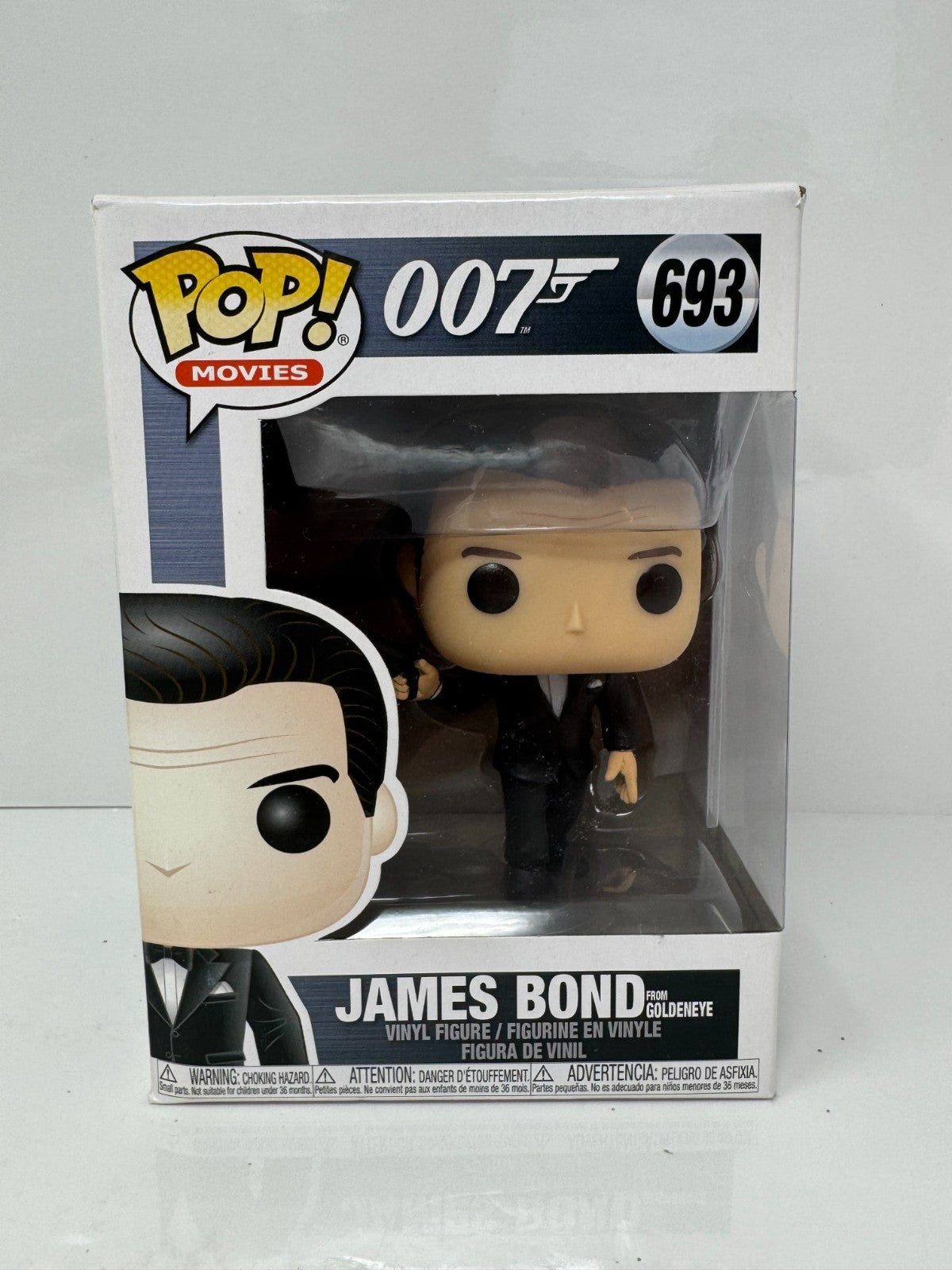 Funko Pop! Movies 007 #693 James Bond from Goldeneye Vinyl Figure