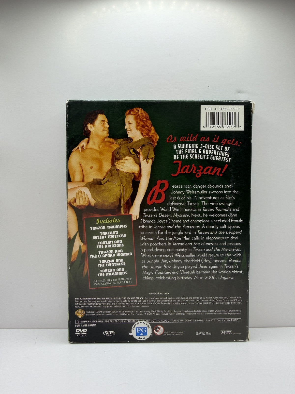 Tarzan Collection Volume 2 (DVD) Johnny Weissmuller Adventure