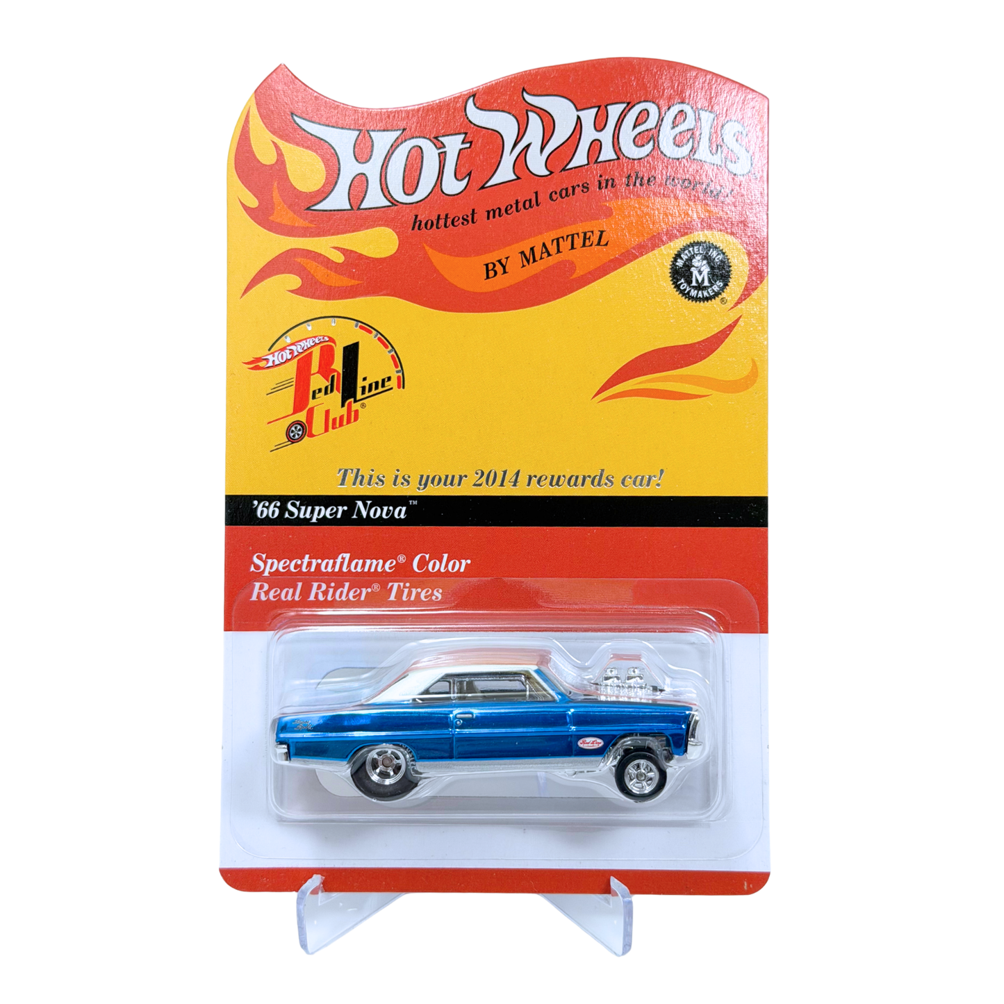 Hot Wheels RLC Red Line Club 2014 Rewards 1966 Super Nova 1:64 Diecast